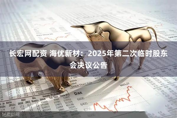 长宏网配资 海优新材：2025年第二次临时股东会决议公告