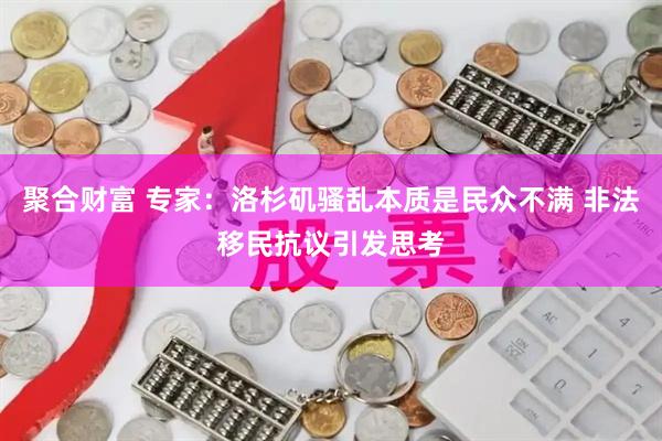 聚合财富 专家：洛杉矶骚乱本质是民众不满 非法移民抗议引发思考