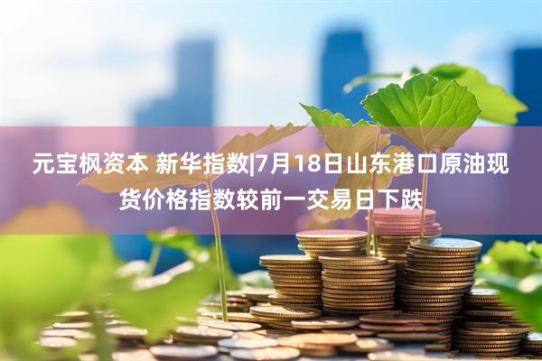元宝枫资本 新华指数|7月18日山东港口原油现货价格指数较前一交易日下跌
