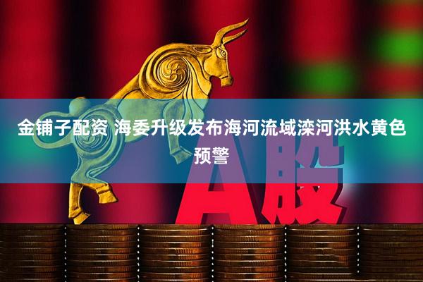 金铺子配资 海委升级发布海河流域滦河洪水黄色预警