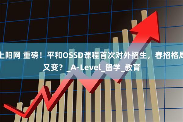 上阳网 重磅！平和OSSD课程首次对外招生，春招格局又变？_A-Level_留学_教育